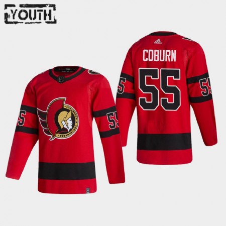 Ottawa Senators Braydon Coburn 55 2020-21 Reverse Retro Authentic Shirt - Kinderen
